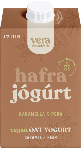 Hafrajógúrt karmella & pera